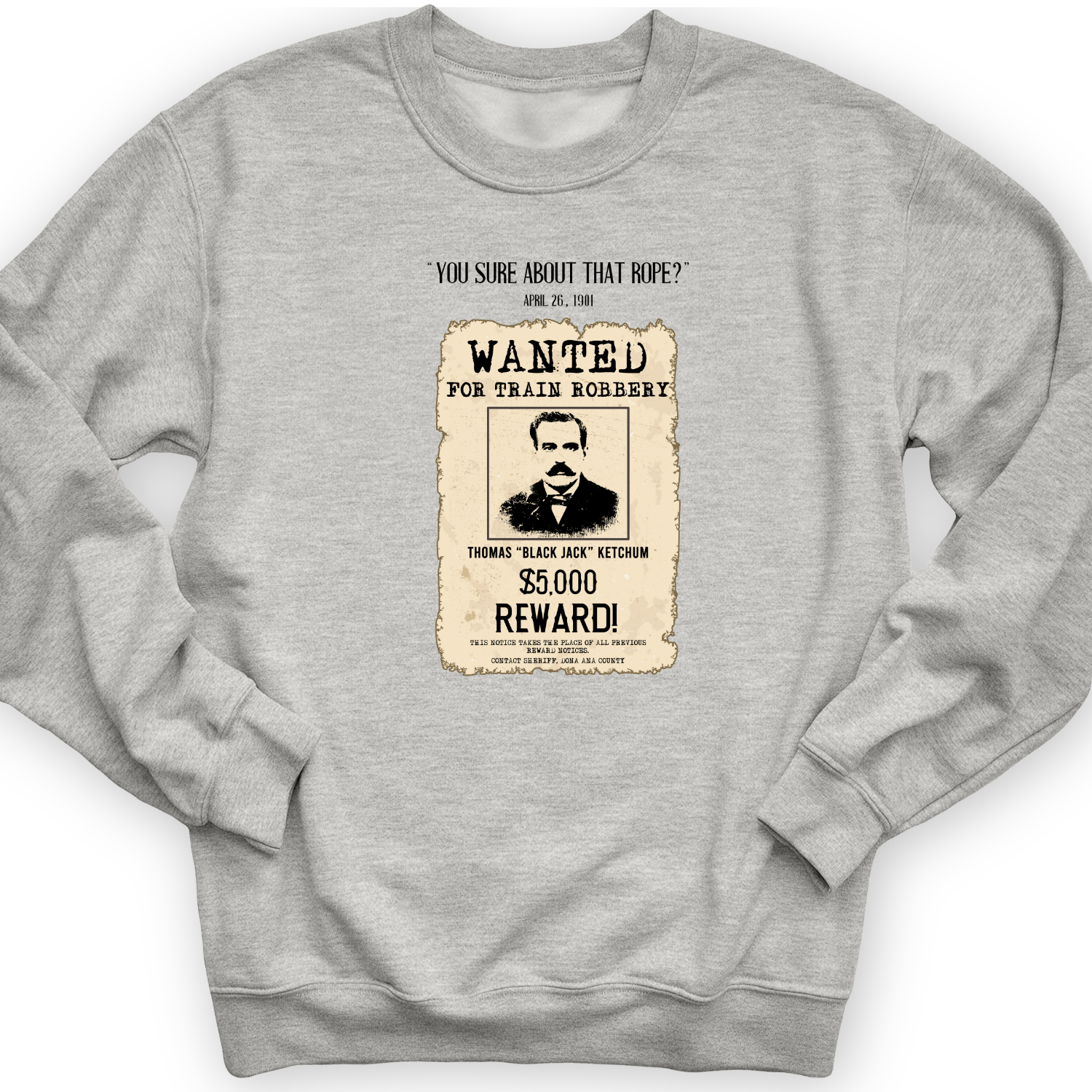 Black Jack Ketchum Crewneck Sport Grey / S