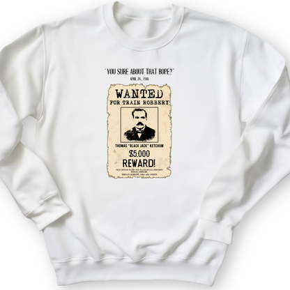 Black Jack Ketchum Crewneck White / S
