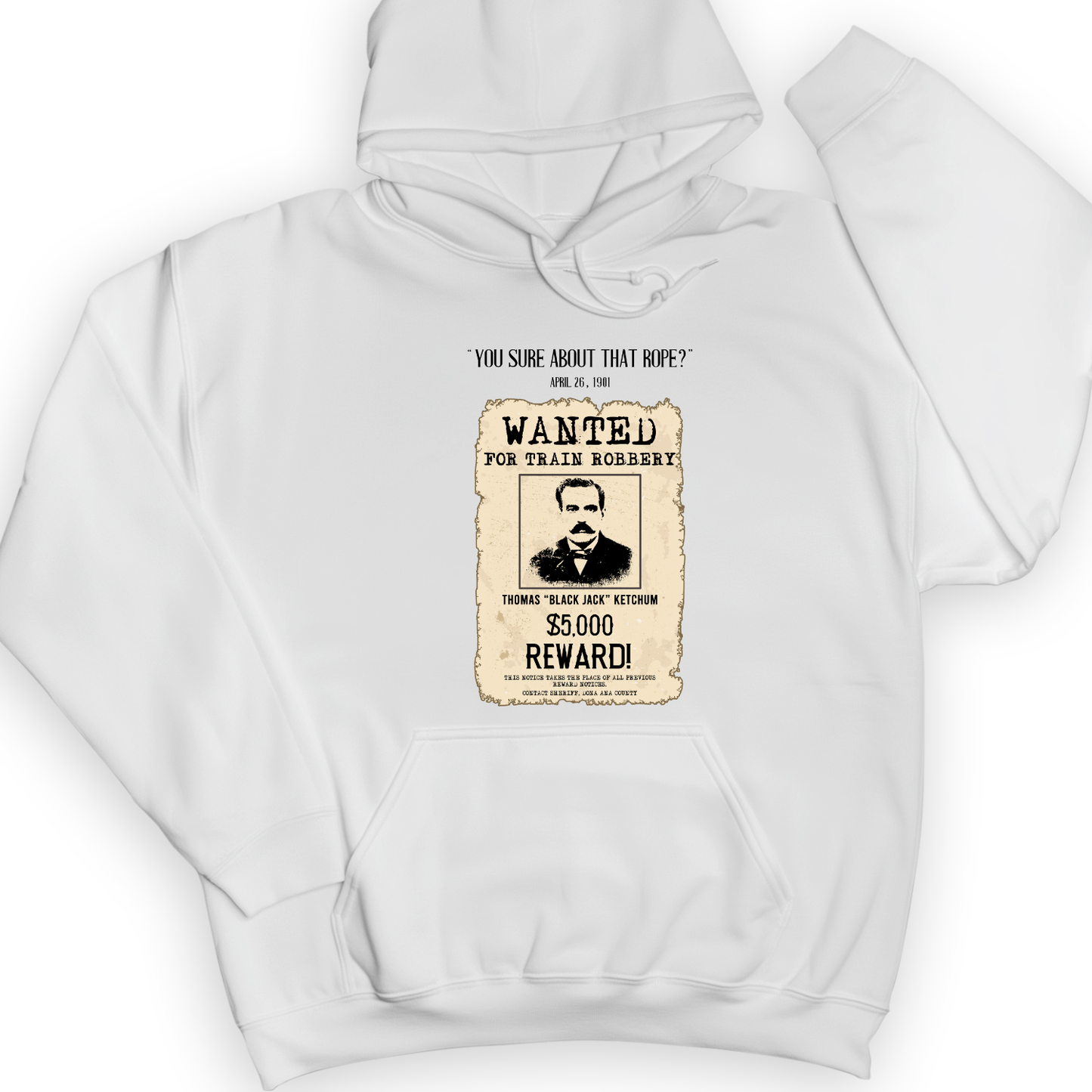 Black Jack Ketchum Hoodie White / S