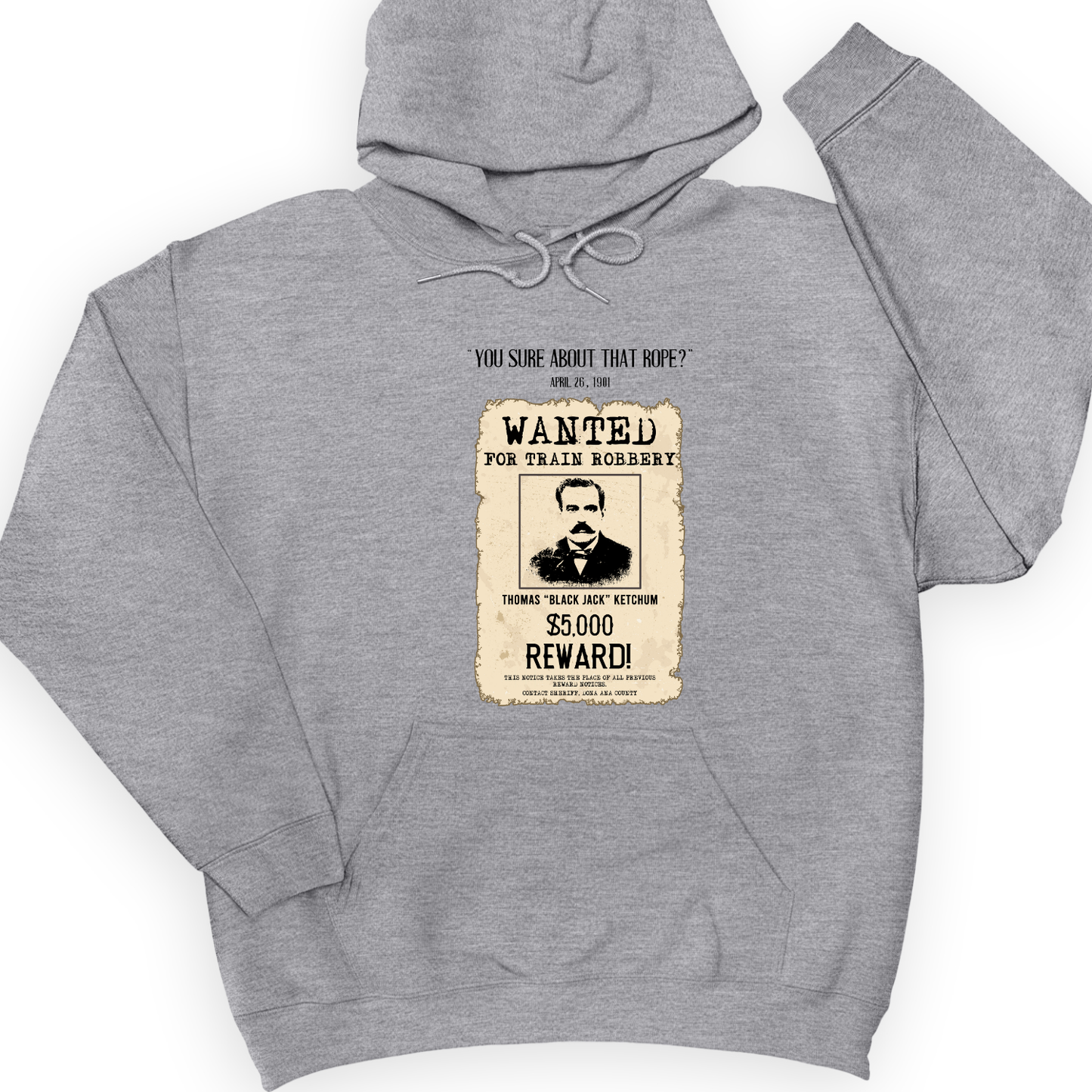 Black Jack Ketchum Hoodie Sport Grey / S