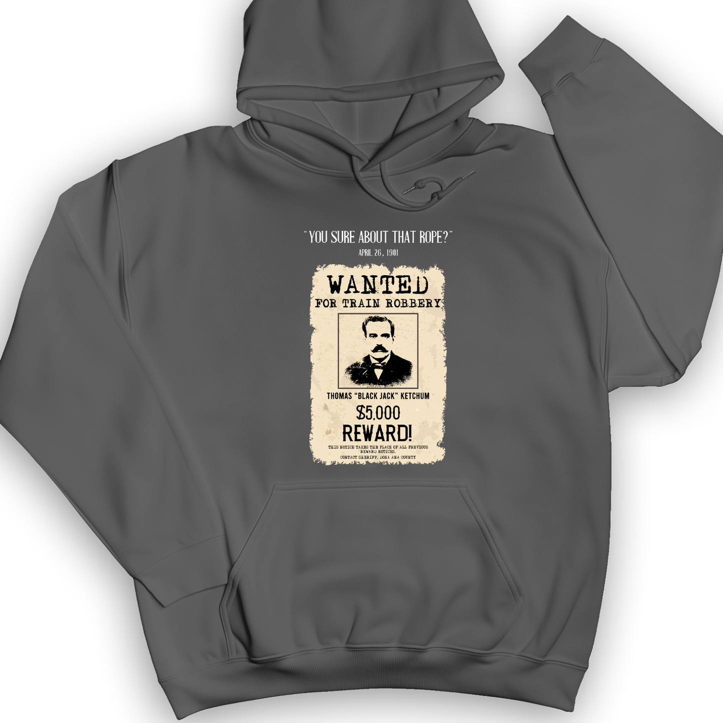 Black Jack Ketchum Hoodie Charcoal / S
