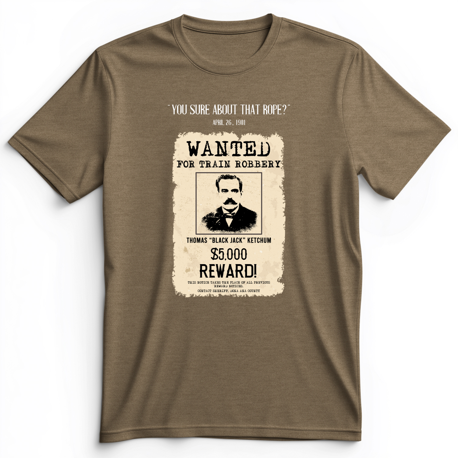 Black Jack Ketchum Premium Tee Heather Olive / S