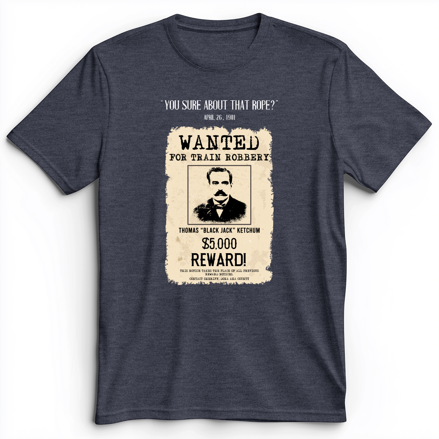 Black Jack Ketchum Premium Tee Heather Navy / S