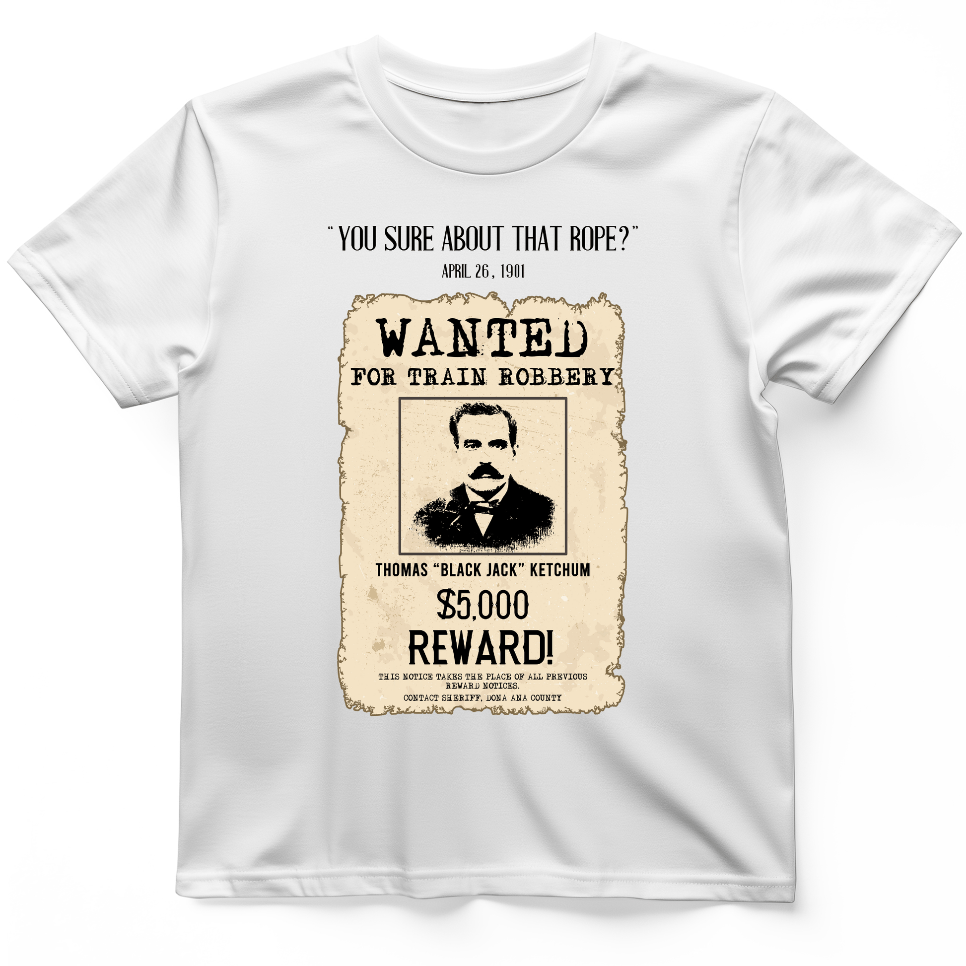 Black Jack Ketchum T-Shirt White / S