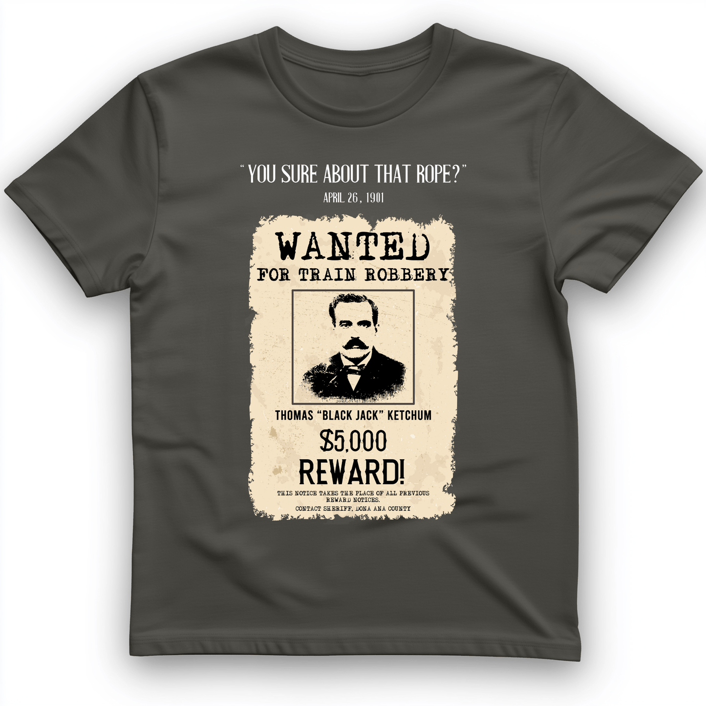 Black Jack Ketchum T-Shirt Charcoal / S