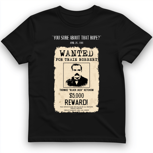 Black Jack Ketchum T-Shirt Black / S