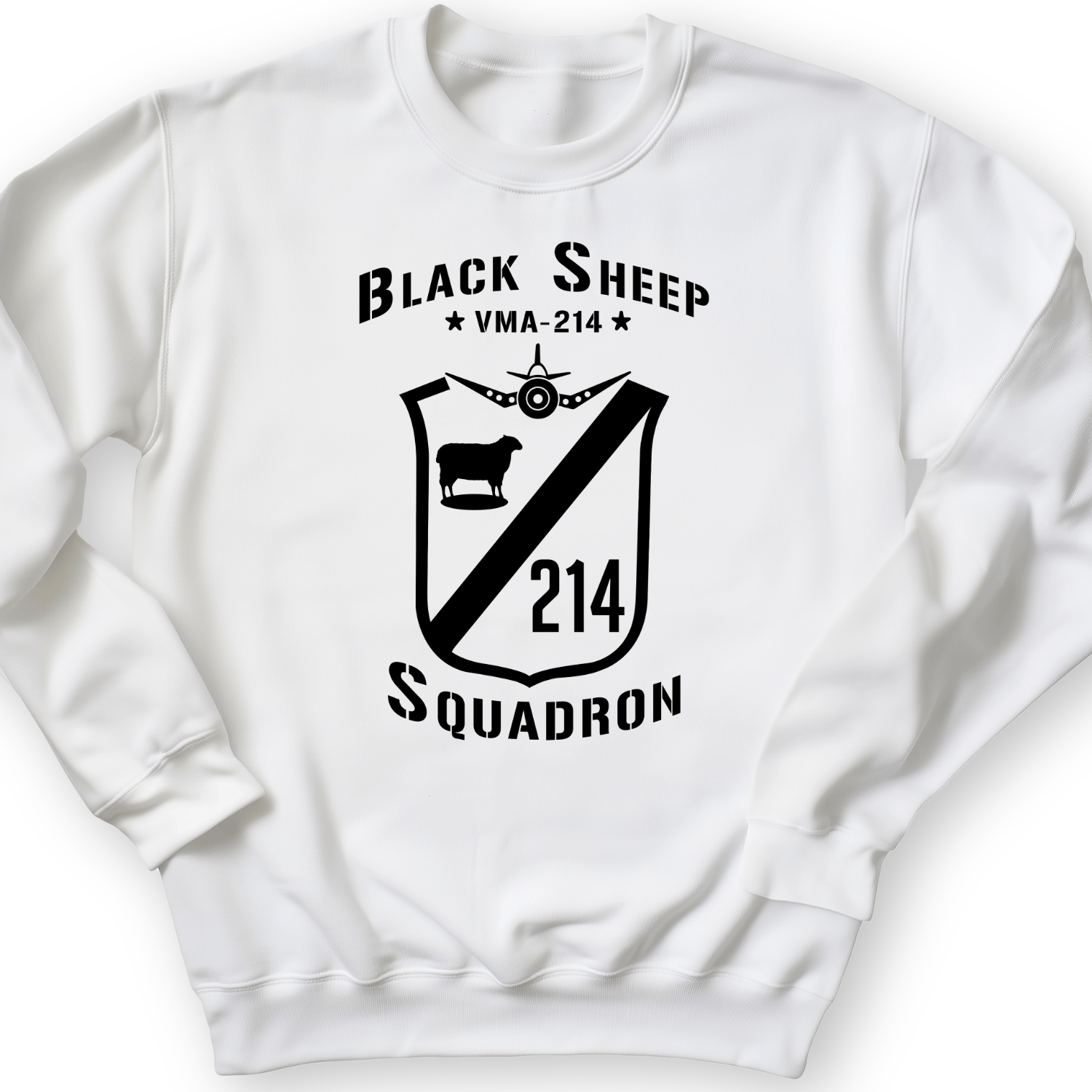 Black Sheep Crewneck White / S