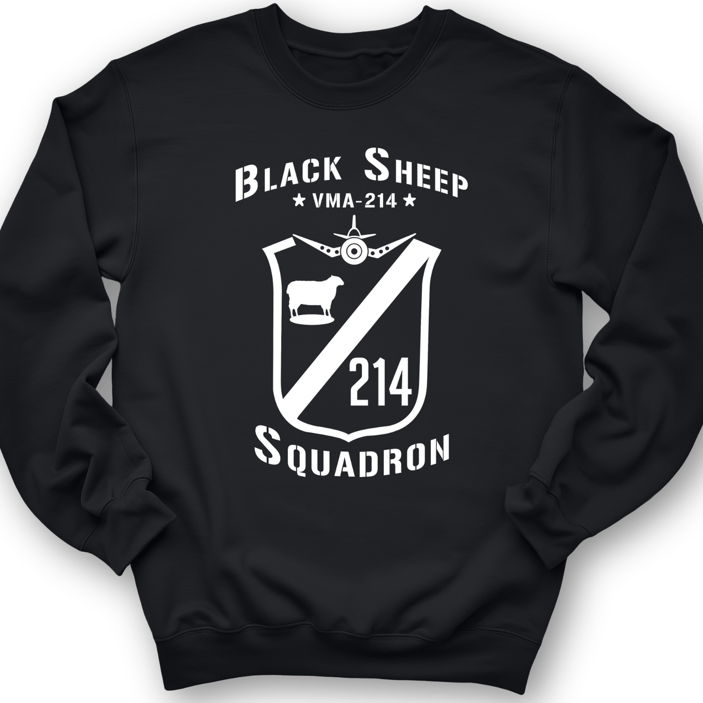 Black Sheep Crewneck Black / S