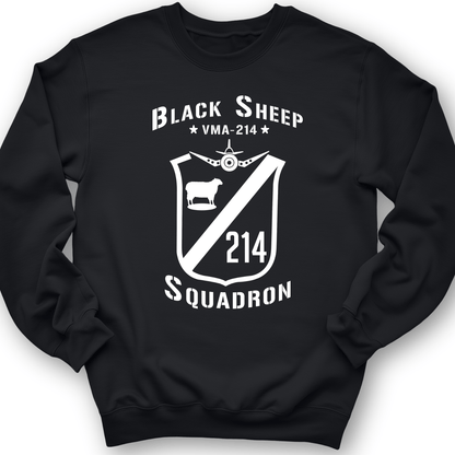 Black Sheep Crewneck Black / S