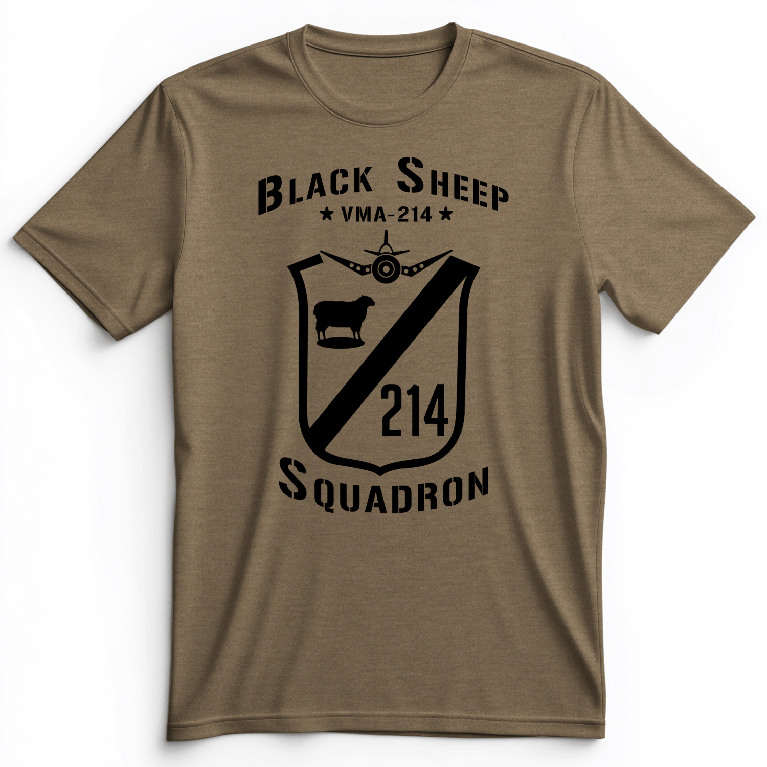 Black Sheep Premium Tee Heather Olive / S