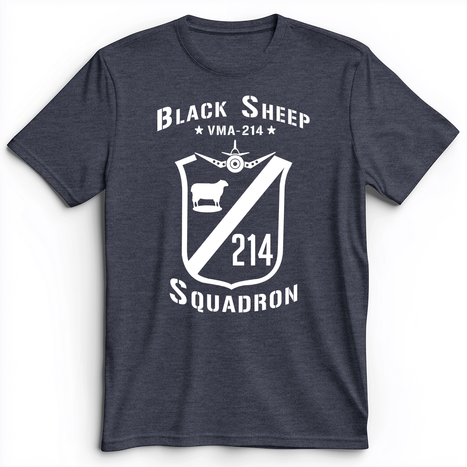Black Sheep Premium Tee Heather Navy / S