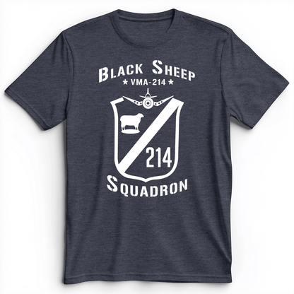 Black Sheep Premium Tee Heather Navy / S