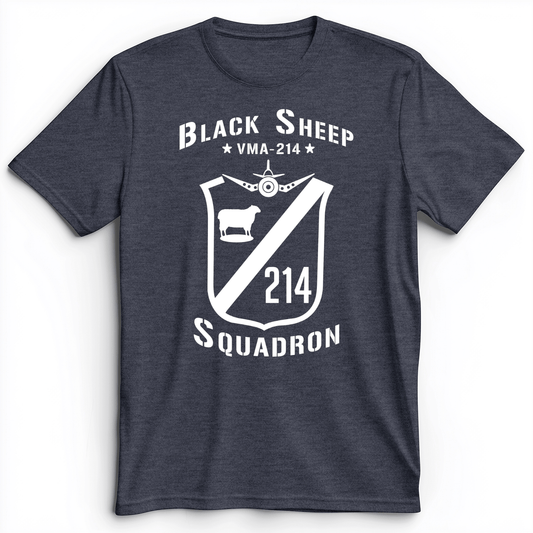 Black Sheep Premium Tee Heather Navy / S