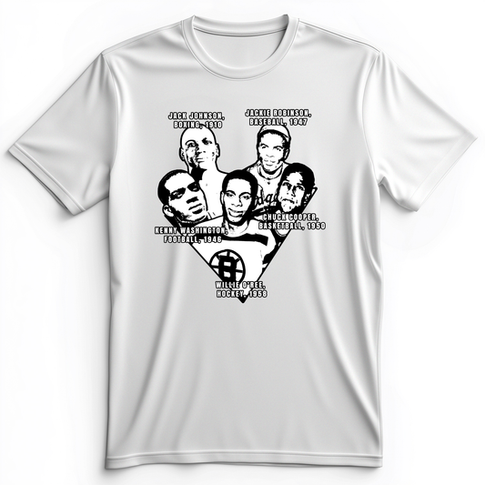 Black Sports Collage Premium Tee White / S