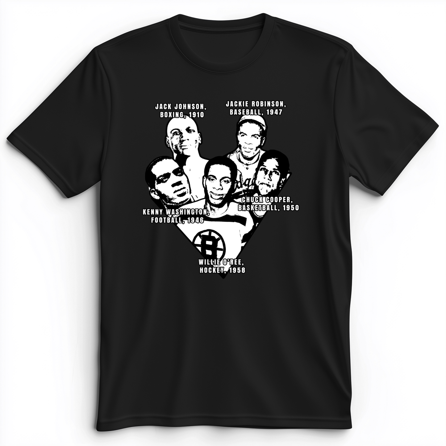 Black Sports Collage Premium Tee Black / S