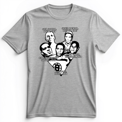 Black Sports Collage Premium Tee Athletic Heather / S