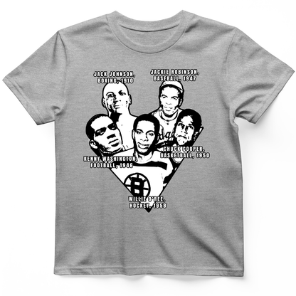 Black Sports Collage T-Shirt Sport Grey / S