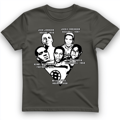 Black Sports Collage T-Shirt Charcoal / S