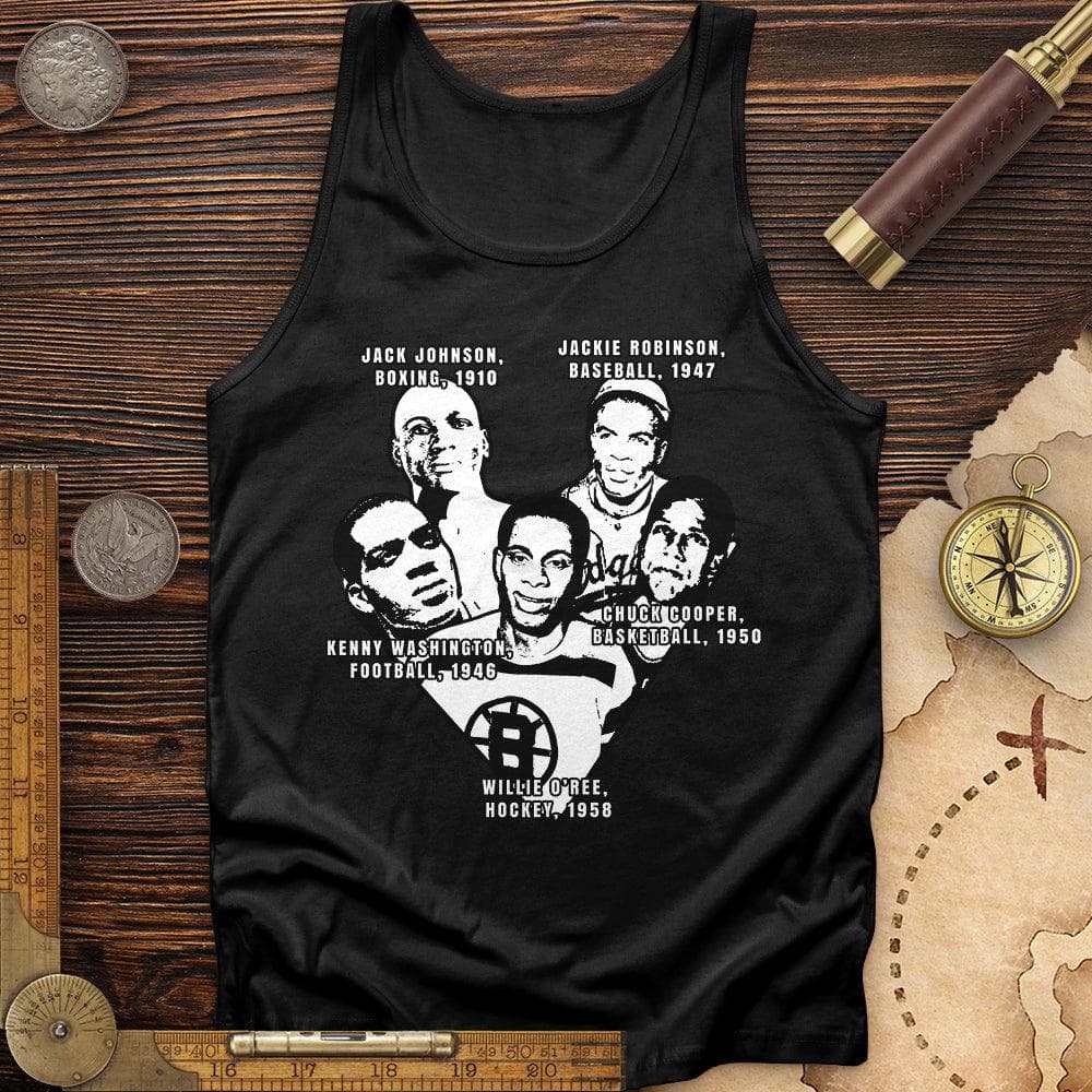 Black Sports Collage Tank