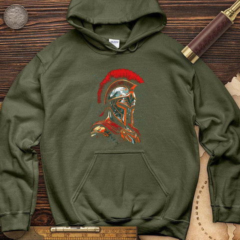 Bold Spartan Hoodie Military Green / S