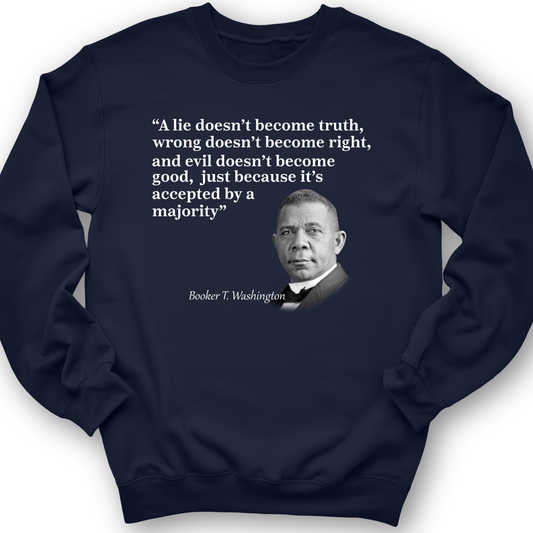 Booker T Washington Crewneck Navy / S