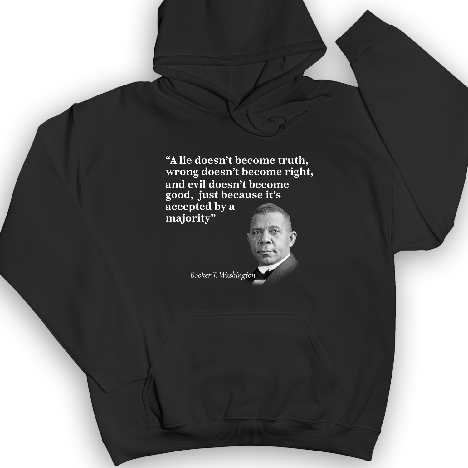 Booker T Washington Hoodie Black / S