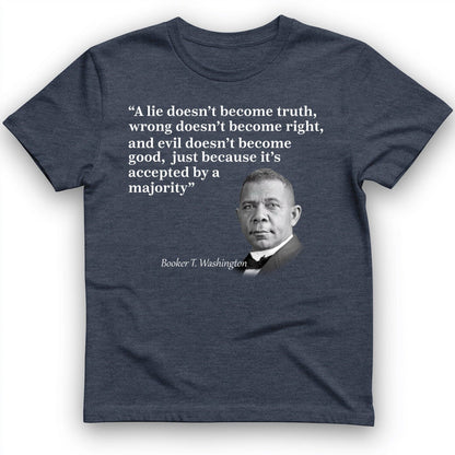 Booker T Washington T-Shirt Heather Navy / S