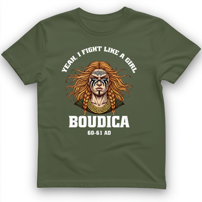 Boudica T-Shirt Military Green / S