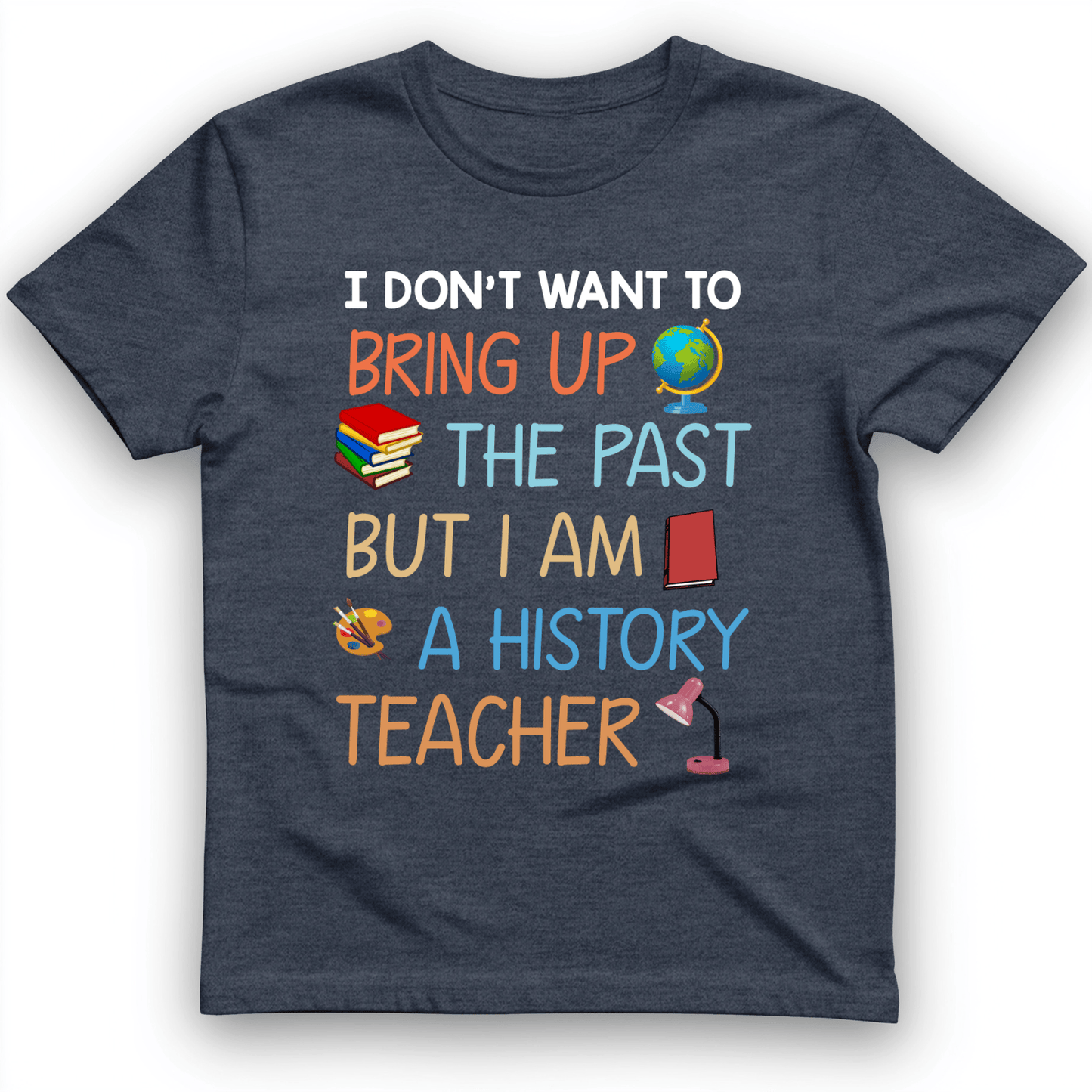 Bring Up the Past T-Shirt Heather Navy / S