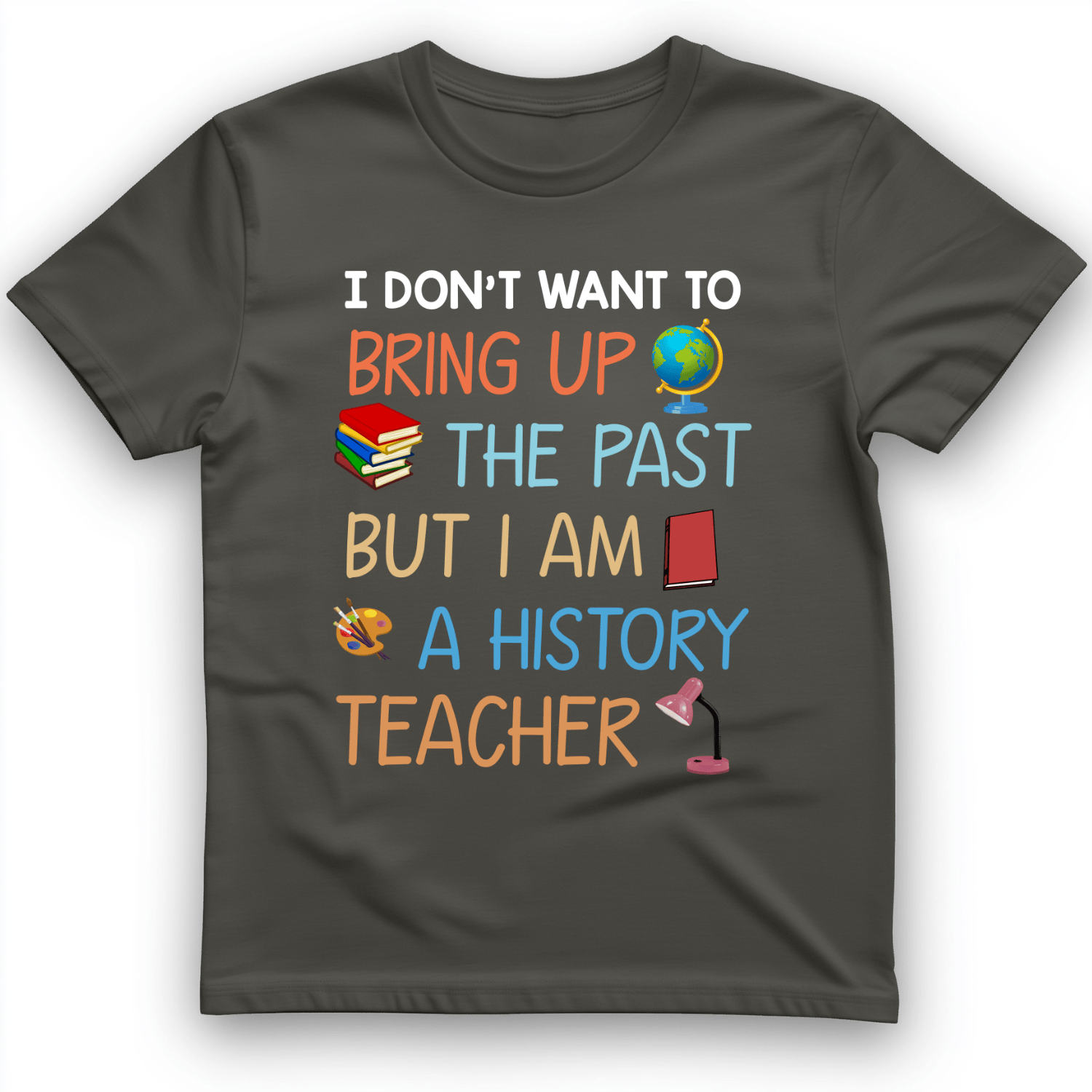 Bring Up the Past T-Shirt Charcoal / S