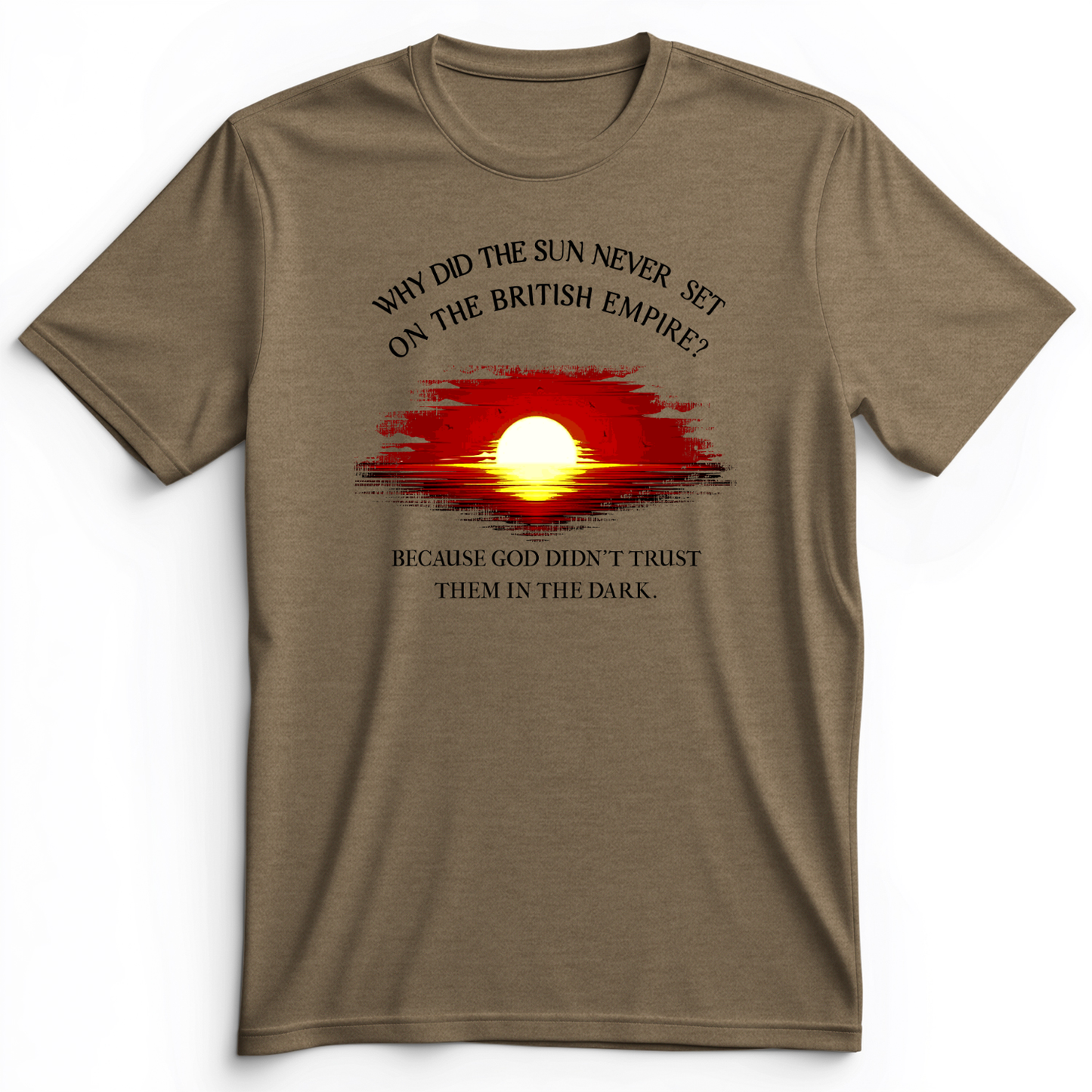 British Empire Premium Tee Heather Olive / S