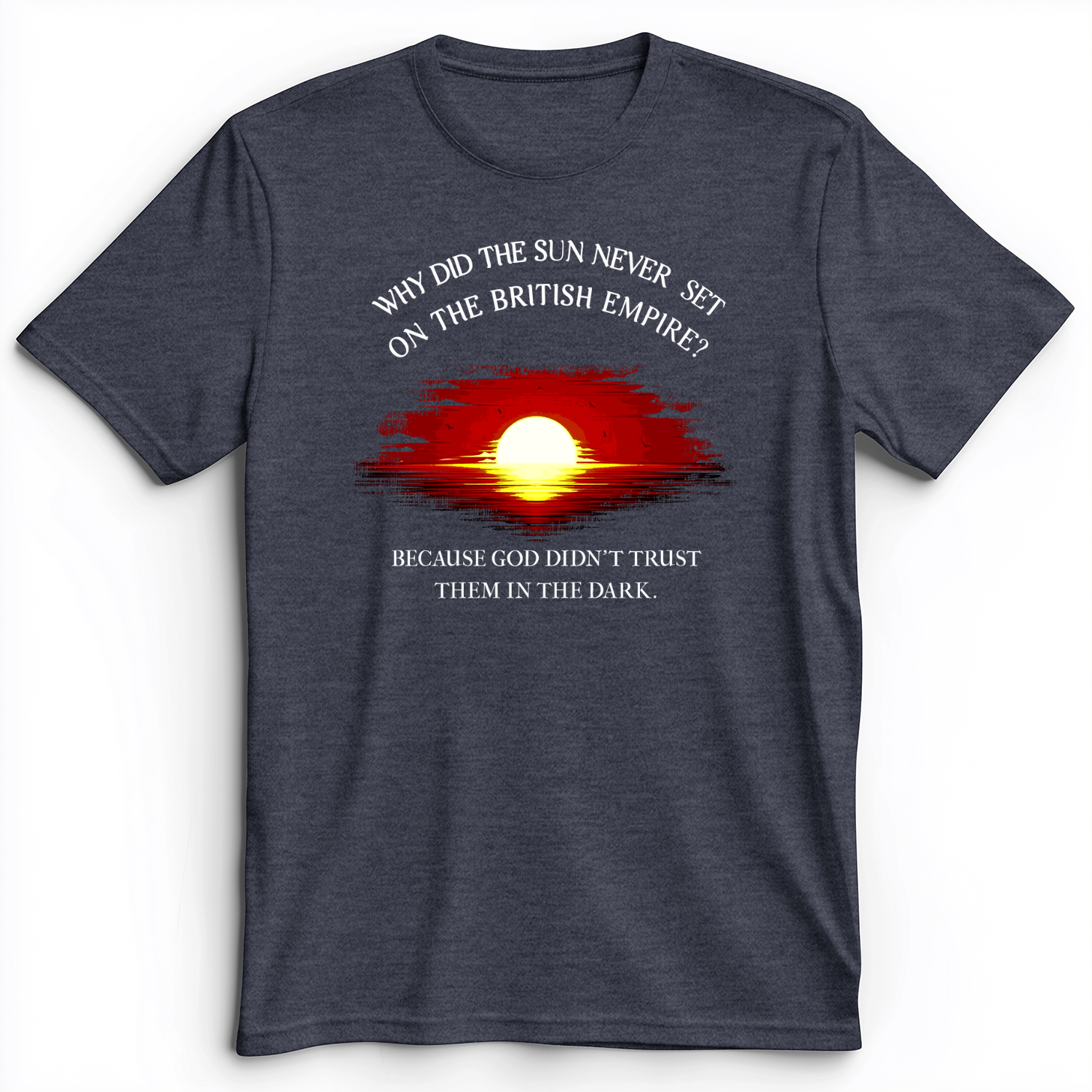 British Empire Premium Tee Heather Navy / S