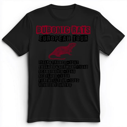 Bubonic Rats World Tour Premium Tee Black / S