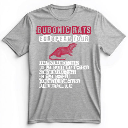 Bubonic Rats World Tour Premium Tee Athletic Heather / S