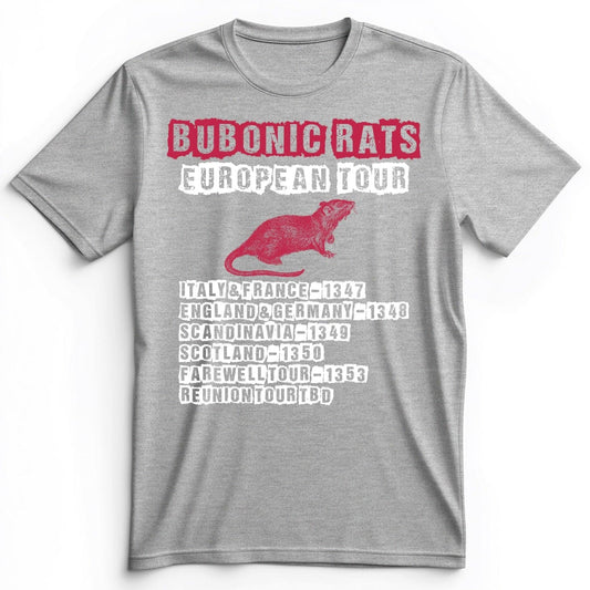 Bubonic Rats World Tour Premium Tee Athletic Heather / S