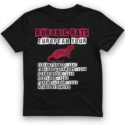Bubonic Rats World Tour T-Shirt Black / S