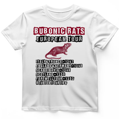 Bubonic Rats World Tour T-Shirt White / S
