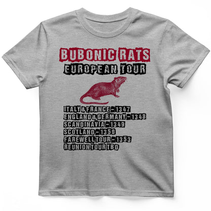 Bubonic Rats World Tour T-Shirt Sport Grey / S