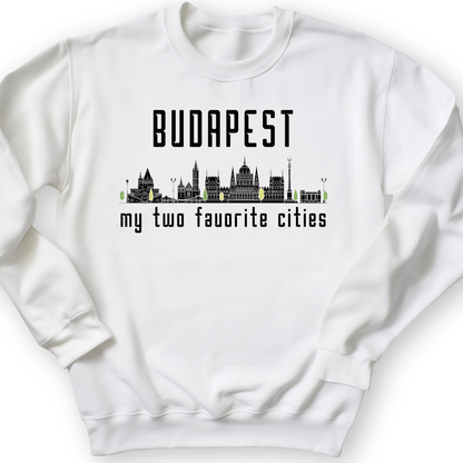 Budapest 2 Crewneck White / S