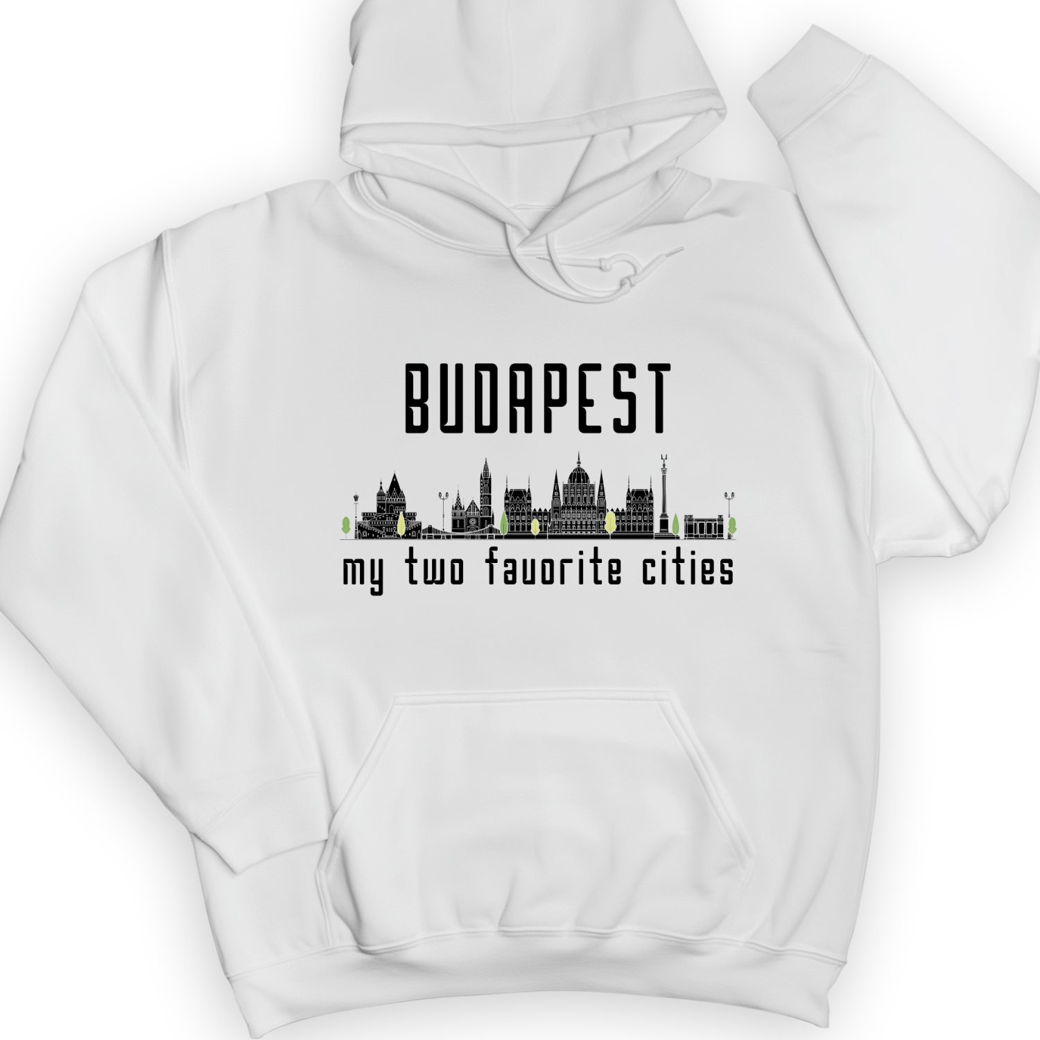 Budapest 2 Hoodie White / S