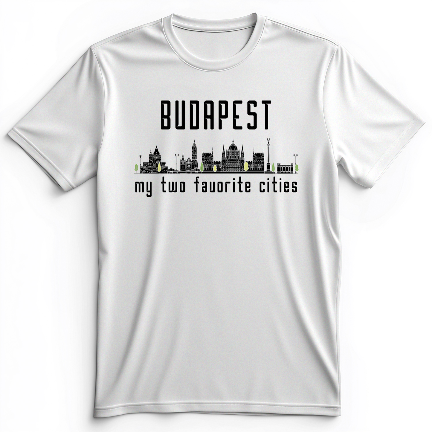 Budapest 2 Premium Tee White / S