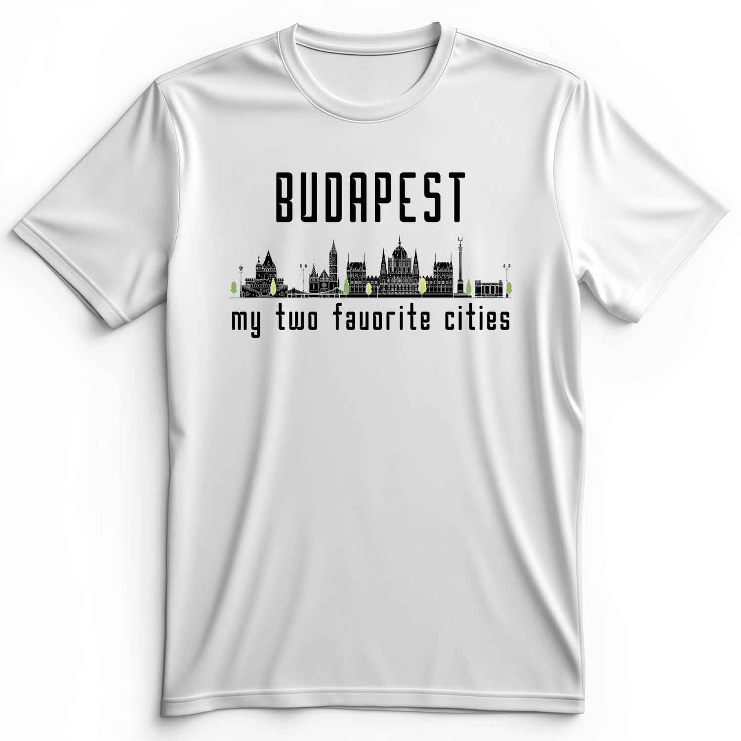 Budapest 2 Premium Tee White / S