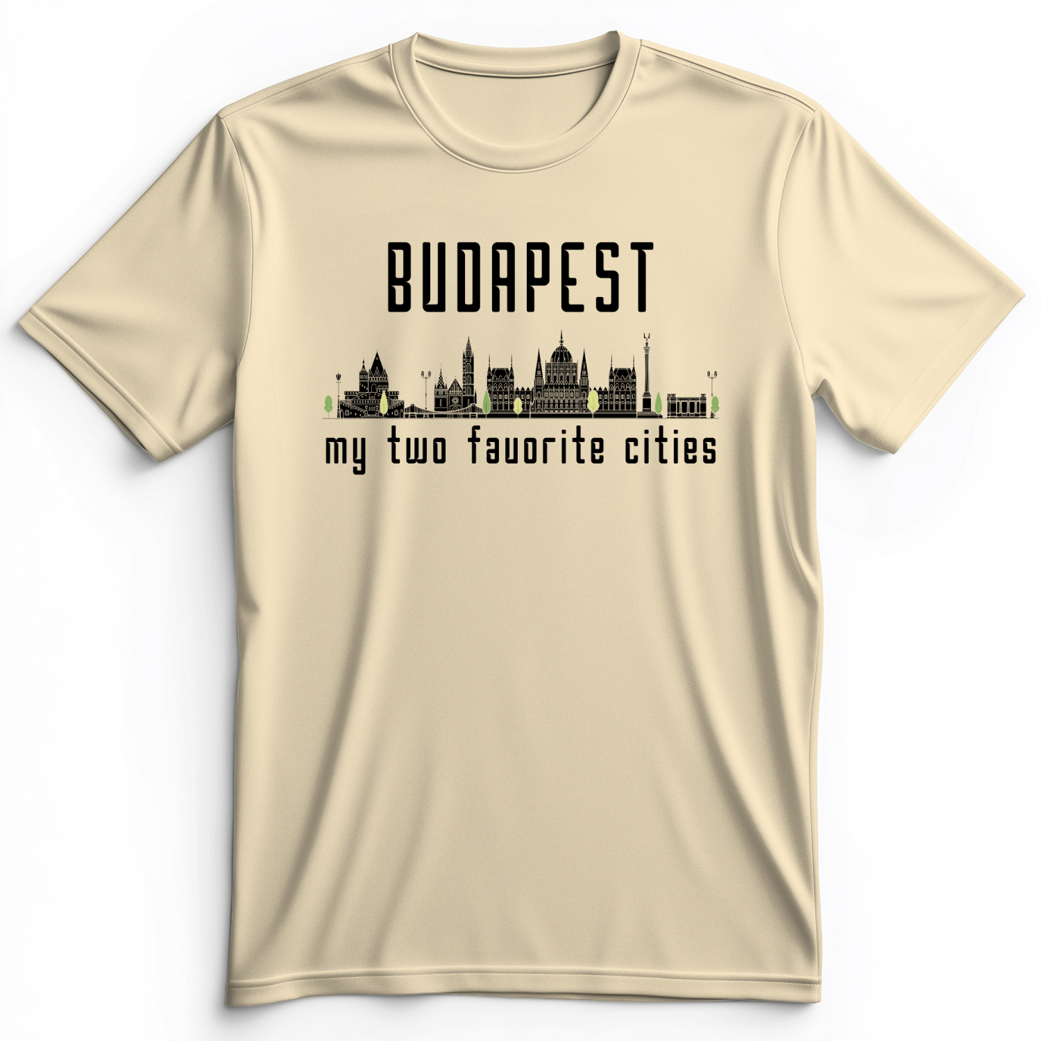 Budapest 2 Premium Tee Natural / S
