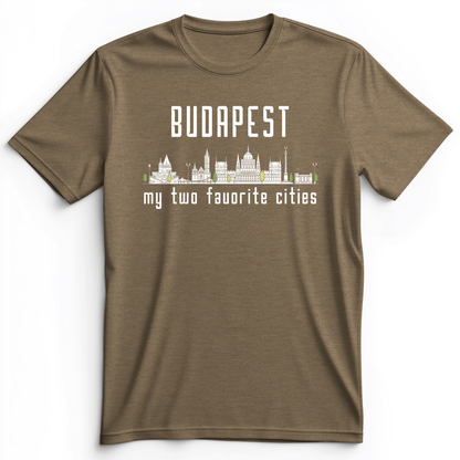 Budapest 2 Premium Tee Heather Olive / S