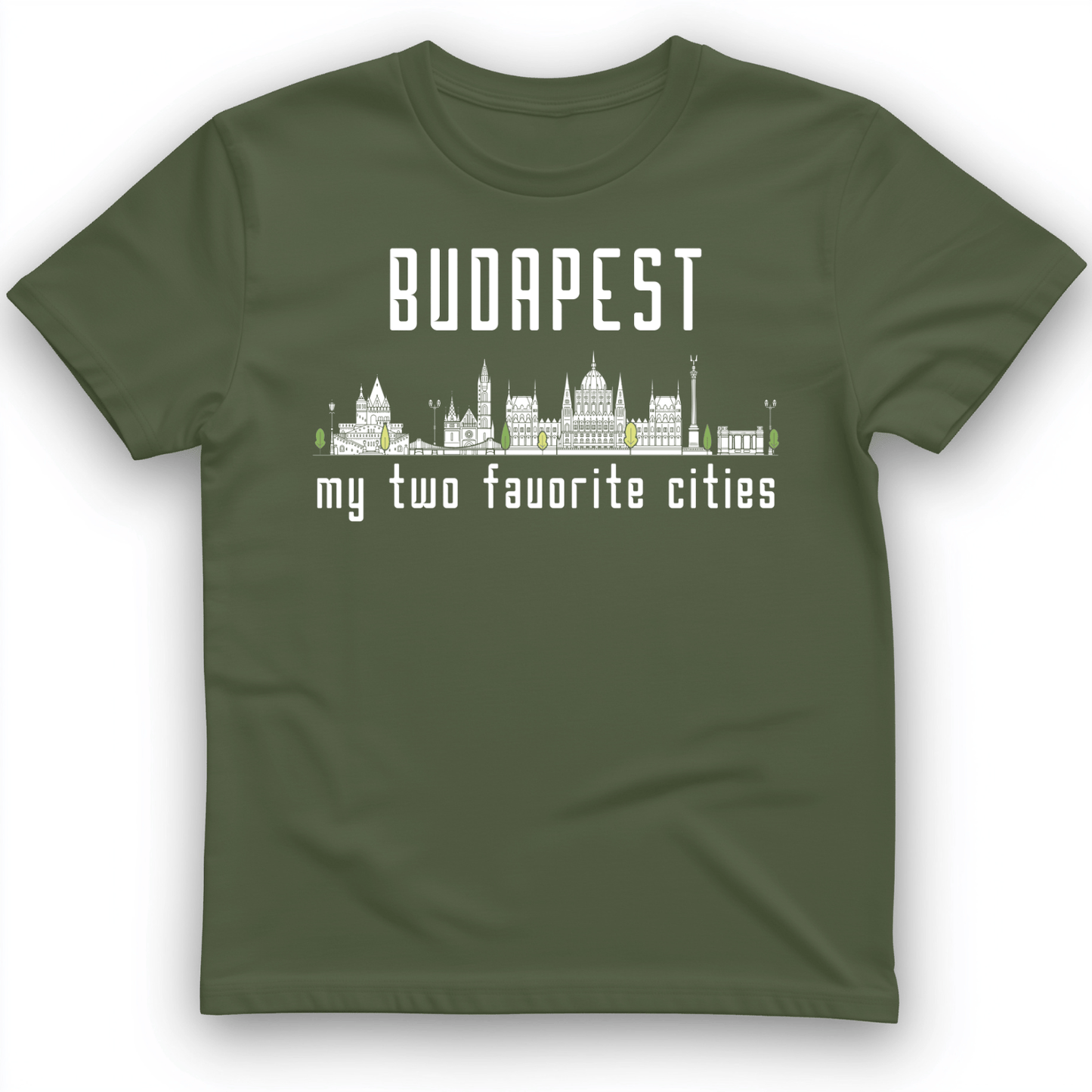 Budapest 2 T-Shirt Military Green / S