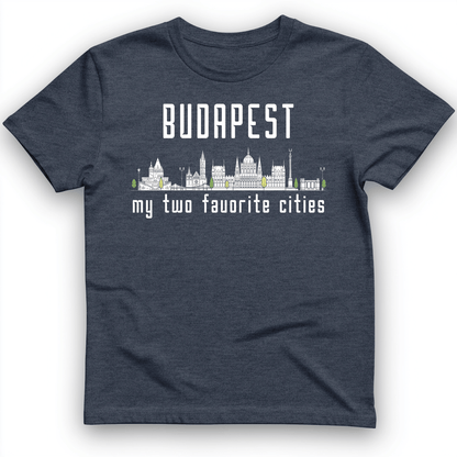 Budapest 2 T-Shirt Heather Navy / S