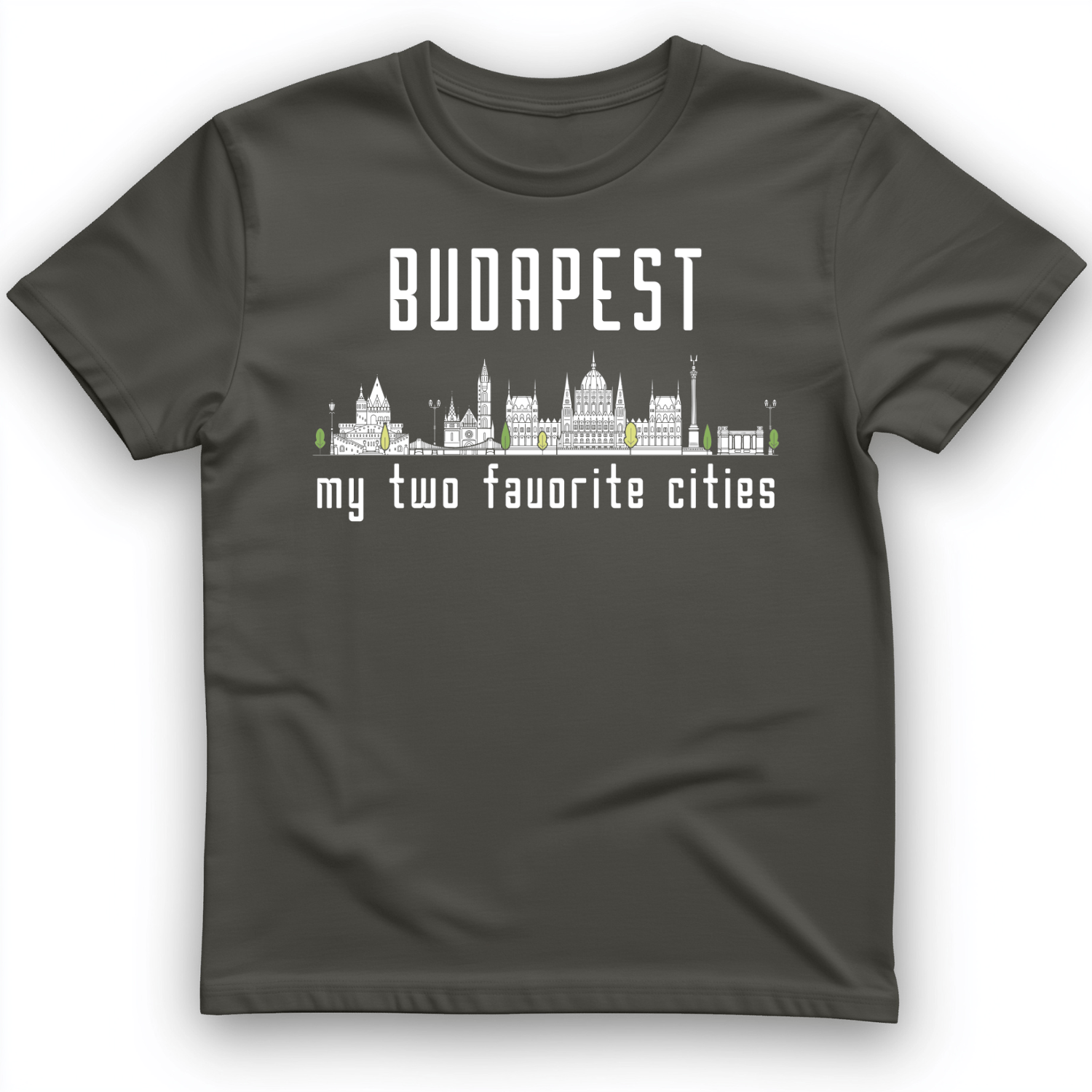 Budapest 2 T-Shirt Charcoal / S