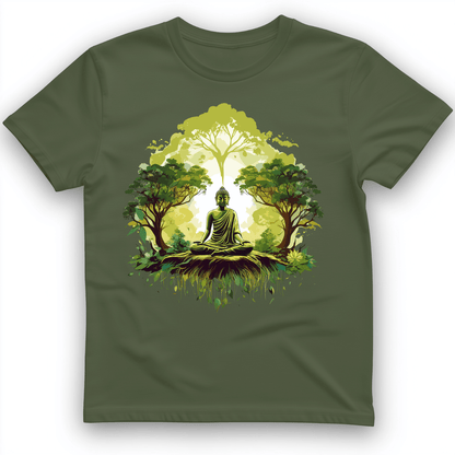 Buddha T-Shirt Military Green / S