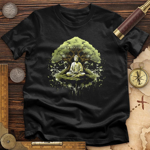 Buddha Tree High Quality Tee Black / S