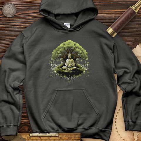 Buddha Tree Hoodie Charcoal / S